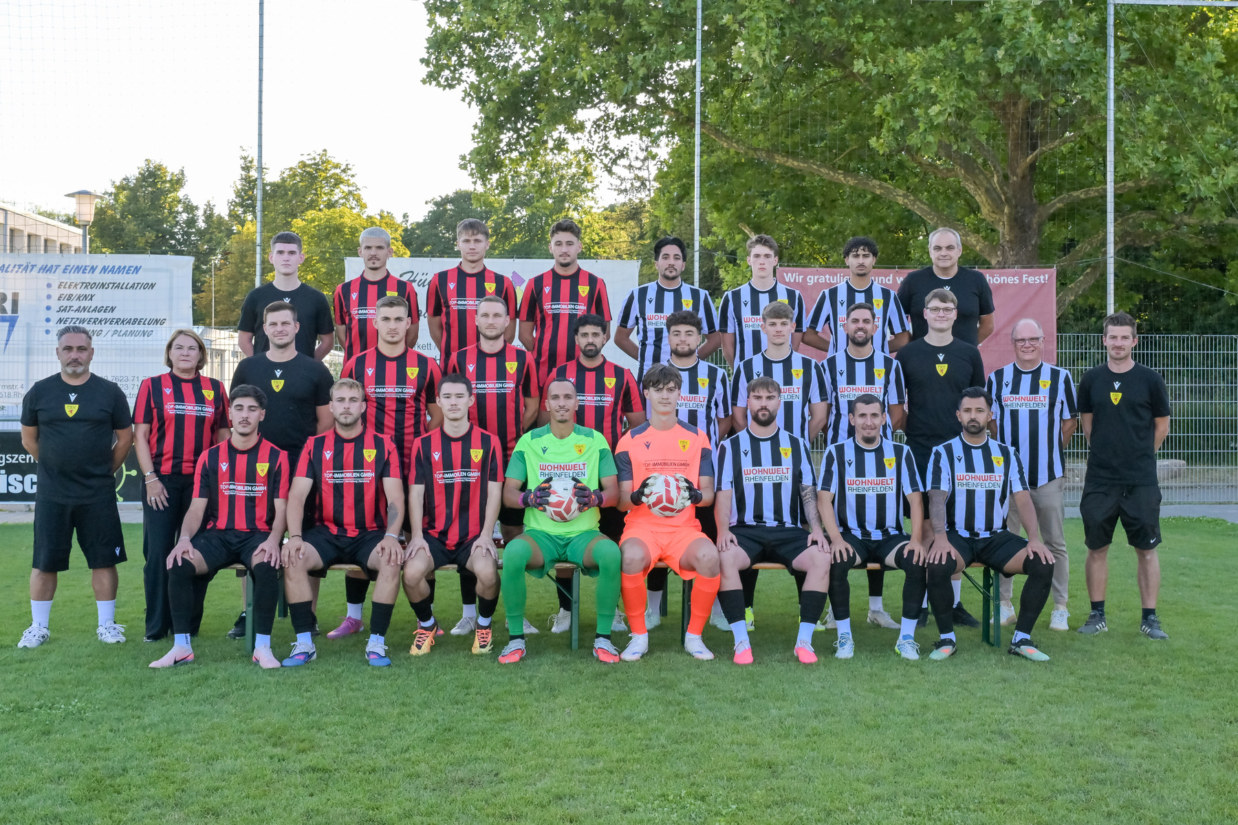 FSV Rheinfelden Mannschaftsfoto für/fuer die Saison 2026/2027